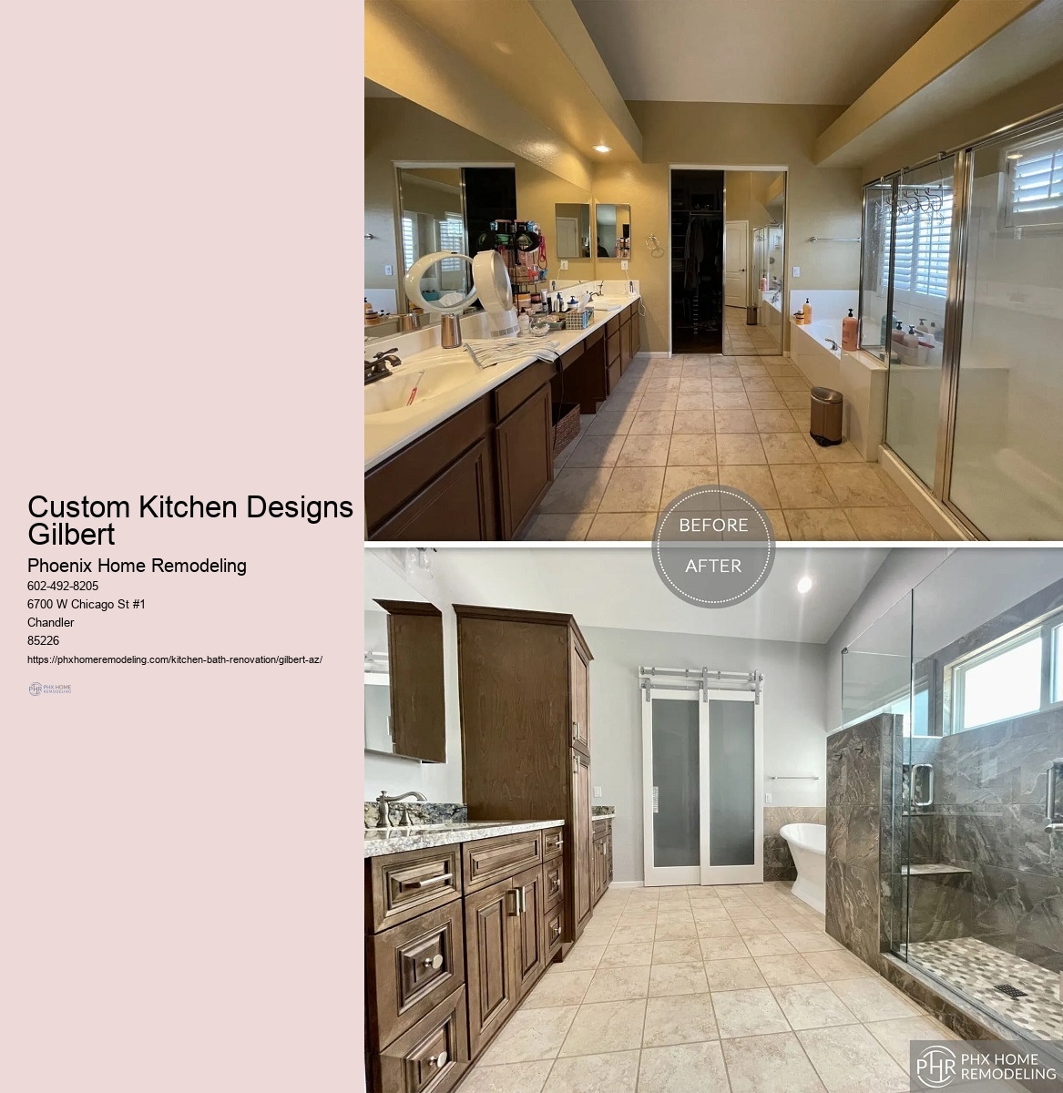 Custom Bathroom Designs Gilbert